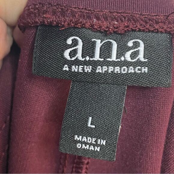 5 for $25🔥Ana Skinny Maroon Pants Large - Picture 3 of 5
